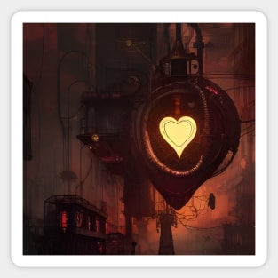 My Golden Heart Sticker